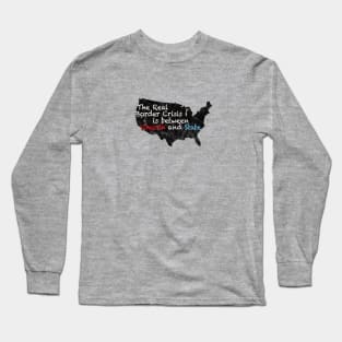 The Real Border Crisis is between Church and State Long Sleeve T-Shirt